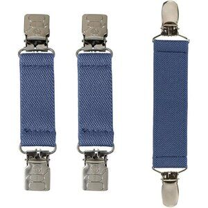 Hold’Em Mitten & Hat Clip Set Toddler Kids Sturdy Super Tight Grip - Denim